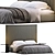 Sleek Biarritz Slim Bed 3D model small image 1