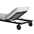 Indulgent Comfort Lounger with Side Table 3D model small image 3