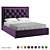 Vary Bed K20-B14 Sleep Set 3D model small image 1