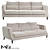 Stylish DANTE Sofa by MDeHouse 3D model small image 3