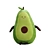 Soft Toy Set: Avocado, Pear & Kitty 3D model small image 3