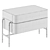 Sleek Modern Bennett Nightstand 3D model small image 2
