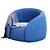 Cozy Baloo Armchair - Corona Rendered 3D model small image 1