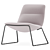 Modern Lounge Chair Furniture Design 3D model small image 2