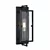 Sleek Dimmable Black Sconce Fixture 3D model small image 2