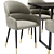 Berkeley Dining Chair and Patika Table 3D model small image 4