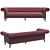 Luxury Chesterfield Victory Sofa MeshSmooth 3D model small image 2