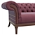 Luxury Chesterfield Victory Sofa MeshSmooth 3D model small image 3