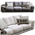 Jesse Pasha 3-Seater Sofa Model 3D model small image 6