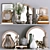 Elegant Home Decor Vases Mirrors 3D model small image 1