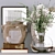 Elegant Home Decor Vases Mirrors 3D model small image 2