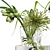 AALTO Iittala Vase Decor Set 047 with Green Plants 3D model small image 2