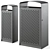 Premium Dual Waste Receptacles by Prax 3D model small image 3