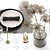 Eco Luxe Table Setting Decor 3D model small image 6