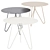 Modern Round Center Table, Ø50cm 3D model small image 1