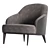 Modern Minotti Leslie Armchairs 2017 3D model small image 4