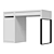 IKEA MICKE Writing Desk White 3D model small image 5