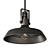 Modern Metal Shade Pendant Fixture 3D model small image 1