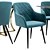 Robert Dining Chair and DT Table 3D model small image 4