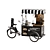 Mobile Coffee Bike Set 3 3D model small image 1