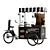 Mobile Coffee Bike Set 3 3D model small image 5