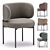 Gallotti&Radice Akiko Chair Collection 3D model small image 8