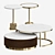 Rose Gold Coffee Tables 3D model small image 3