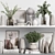 Quality Decor Set Vol044. High Material & 3D Max Compatibility. 3D model small image 1