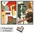 Gallery Art Set with Frames 3D model small image 1