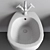  Nic Pin Wall Hung WC/Bidet 3D model small image 5