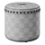 InRoom Designs Round Pouf 3D 3D model small image 5