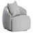 Elegant Taylor Lounge Armchair Set 3D model small image 6