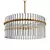 Casandra 5-Light Crystal Chandelier 3D model small image 1