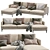 Bonaldo Paraiso Sofa 2013 Model 3D model small image 1