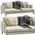 Elegant Bonaldo Paraiso Sofa  3D model small image 5