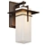 Outdoor Elegance With Caterham Wall Light 3D model small image 4