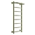 Chrome Water Towel Warmer 100x50 3D model small image 2