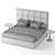 Sleek Diletta Opera Bed 3D model small image 4