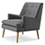 Modern Upholstered Lounge Chair 3D model small image 1