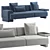 Modern Haymann Sofa, VRay Model 3D model small image 1