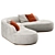 Italian Glamour Pierre Sofa: TurboSmooth Model 3D model small image 2