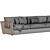 Contemporary Linteloo 3-Seater Sofa 3D model small image 4