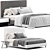 Modern IKEA Dunvik Bed Model 3D model small image 1