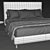 Modern IKEA Dunvik Bed Model 3D model small image 3