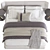 Double Bed 96 3D Model 3D model small image 4