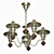 VELANTE 3dsMax Corona Chandelier Model 3D model small image 2