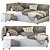 IKEA_BLAKULLEN Corner Headboard Bed Frame 3D model small image 1