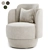 Boucle Nest Armchair, Stylish Colors 3D model small image 1