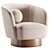 Stylish Isobel Swivel Chair 3D model small image 1