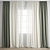 Polygonal Curtain Model Set 3D model small image 1